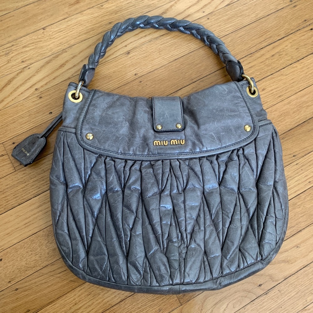 Miu Miu Leather Coffer Bag - Picture 3 of 7